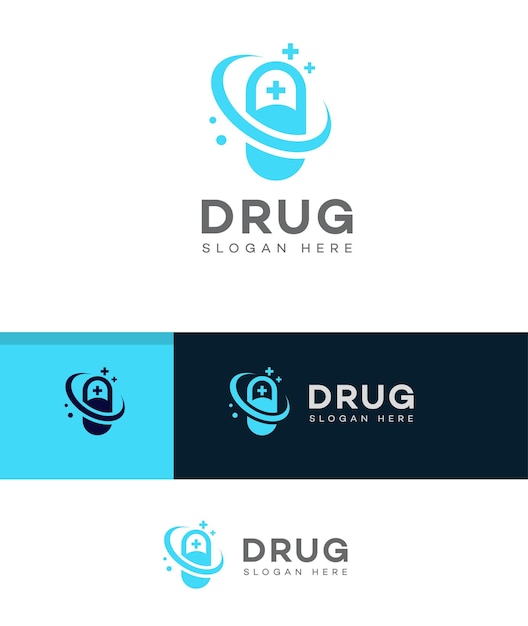 Vector drug logo