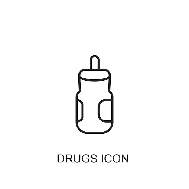 Drugs vector icon icon