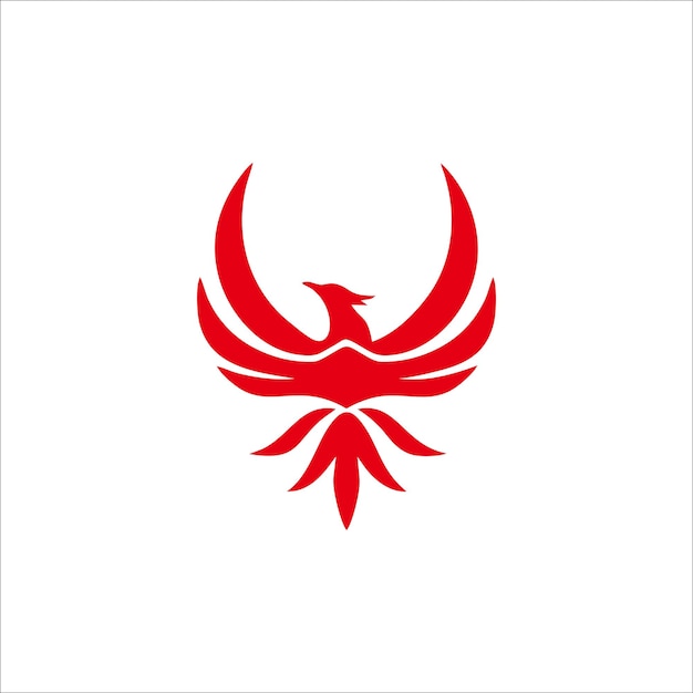 Druk Red Garuda logo ontwerp voor uw identiteit en merk