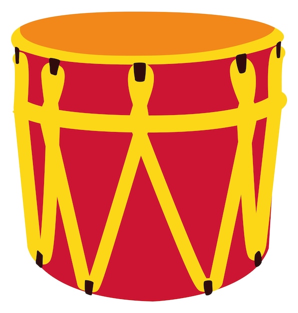 Vector drum icoon ritme instrument maart muziek symbool