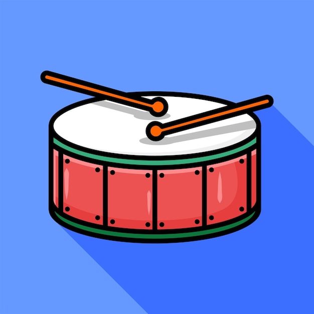 drum musical instrument illustration can be used for digital and print