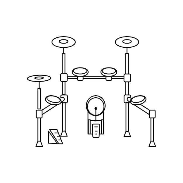 Drum set illustration