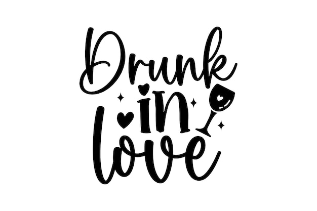 Drunk in love vectorbestand