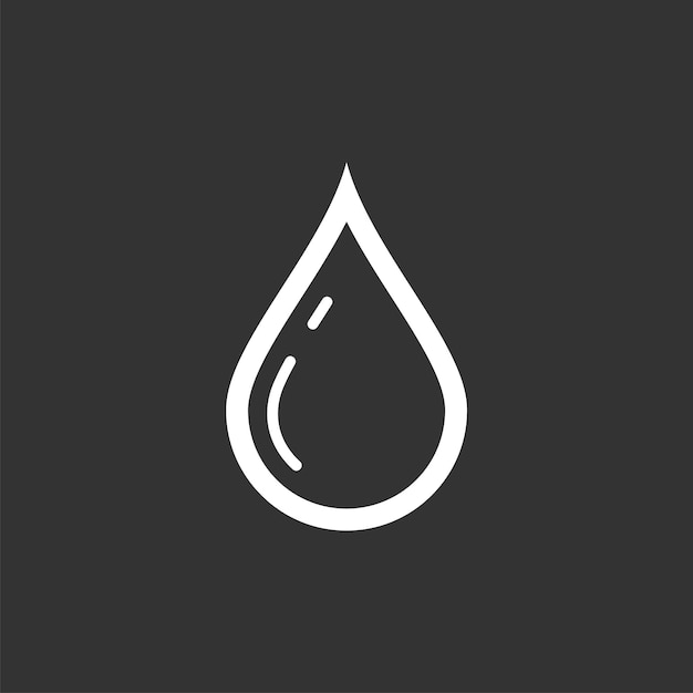 Druppel Logo Sjabloon Druppel Water Pictogram Illustratie Ontwerp Vector Eps 10