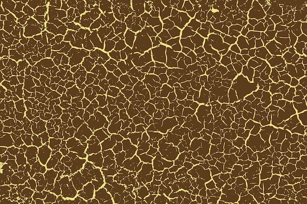 Vector dry cracked earth texture, background.