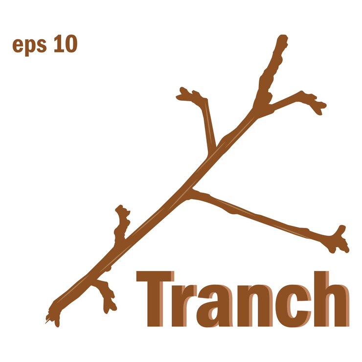 Vector dry twig icon vector illustration symbol design