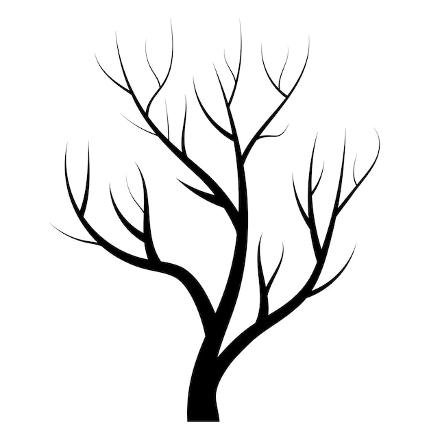 dry wood silhouette