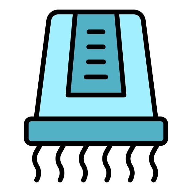 벡터 건조기 분배기 아이콘 트 터 공기 기계 화장실 건조기 색상 평평