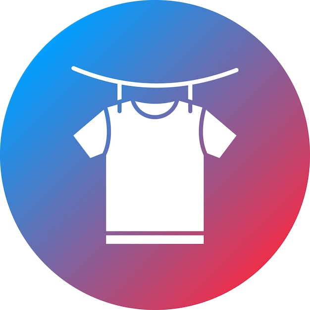 Vector drying clothes icon vector image can be used for house cleaning