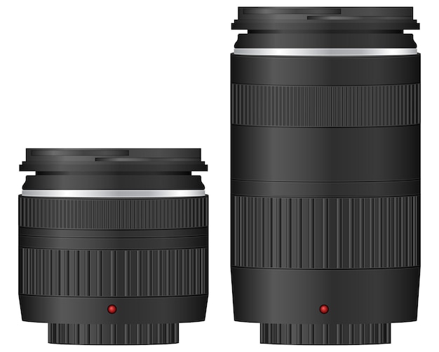 Vector dslr lens