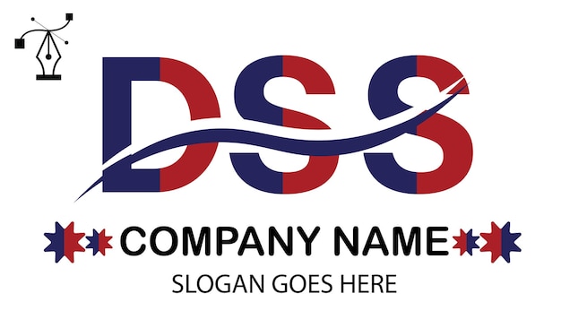 Vector dss letter logo