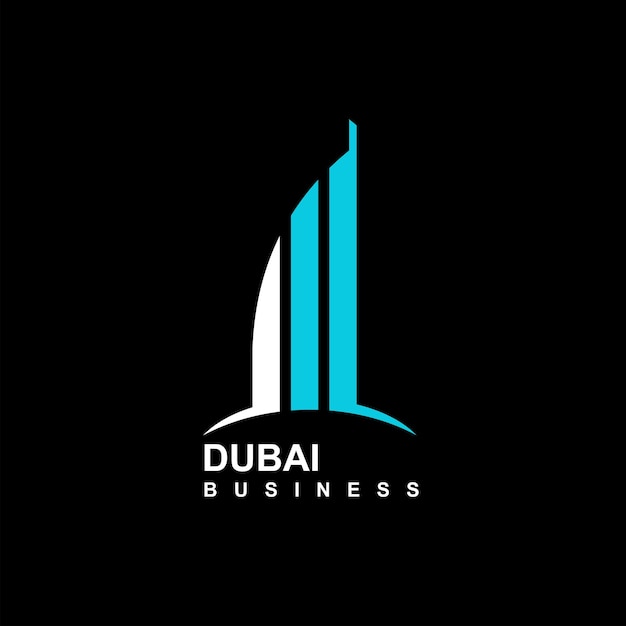 Vettore logo aziendale di dubai logo edificio logo