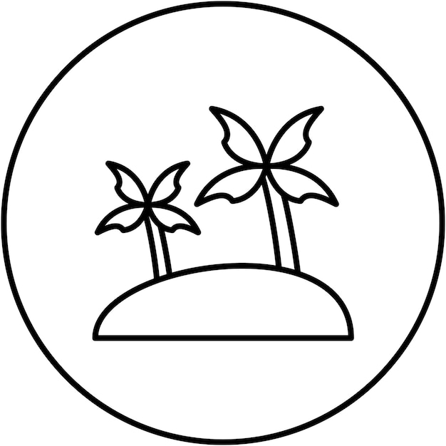 dubai tree icon vector image can be used for dubai