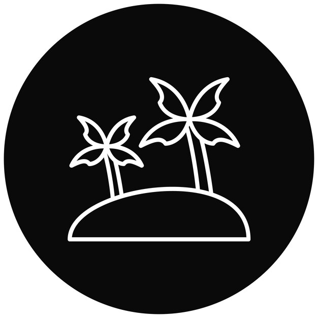 dubai tree icon vector image can be used for dubai