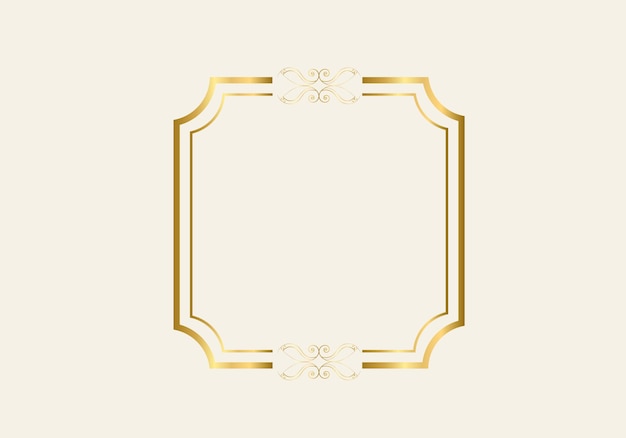 Dubbele rechthoek frame sjabloon, dubbele lijn frame, ontwerpelement, geometrische, vectorillustratie.