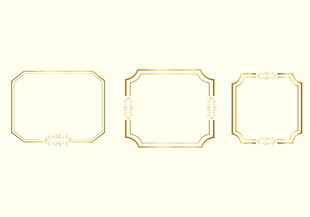 Dubbele rechthoek frame sjabloon, dubbele lijn frame, ontwerpelement, geometrische, vectorillustratie.