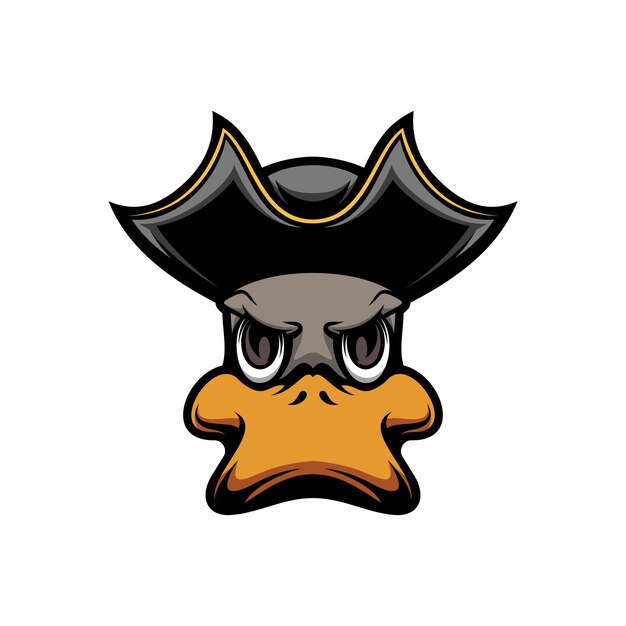 Vector the duck graphic logo design