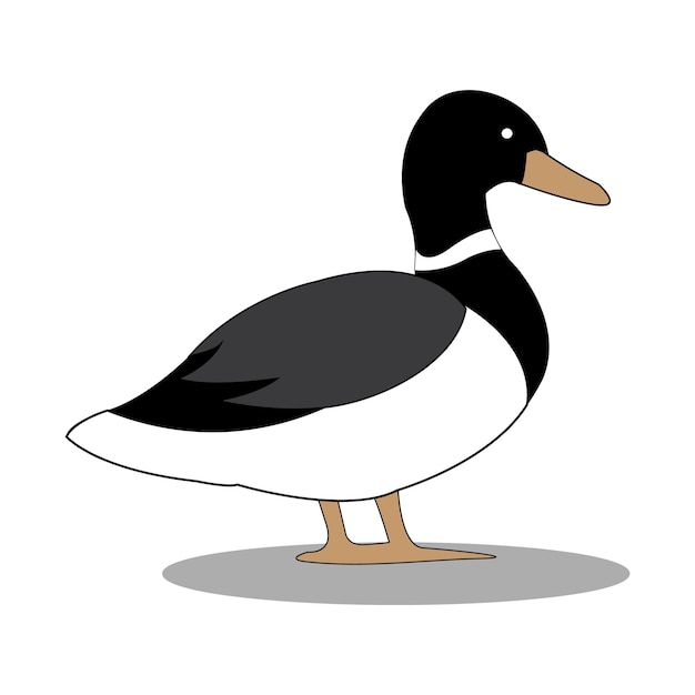 Duck icon logo vector design template
