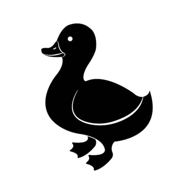 Vector duck icon logo vector design template