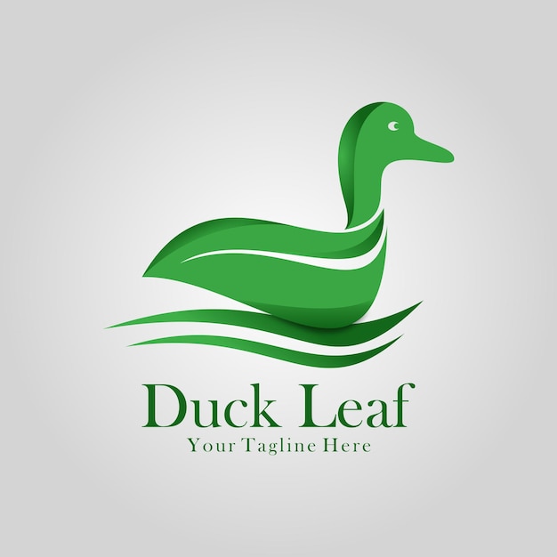 duck and leaf logo