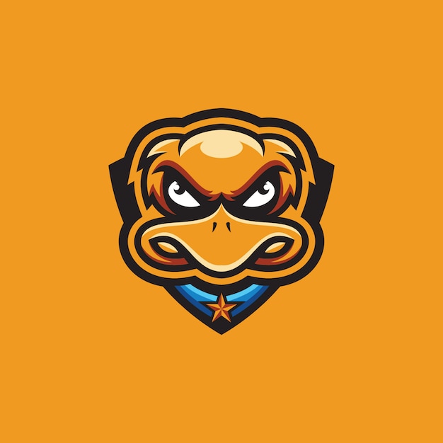 Vector duck logo collection