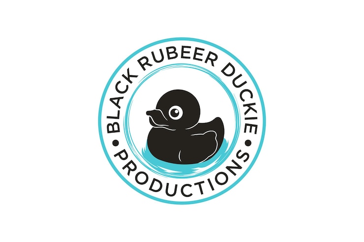 Vector duck logo design premium vector