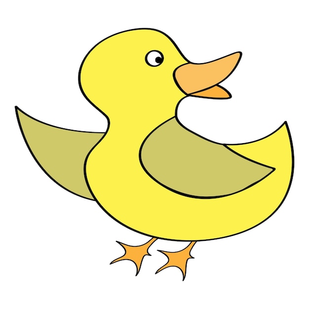 Vector duck logo vector design