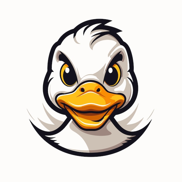 Vector duck mascot