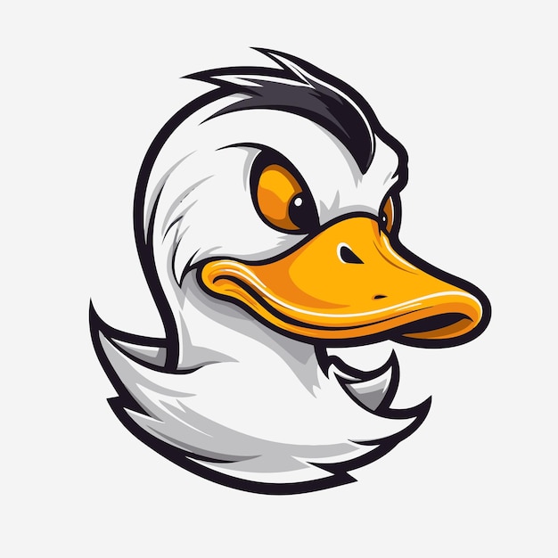 Vector duck mascot