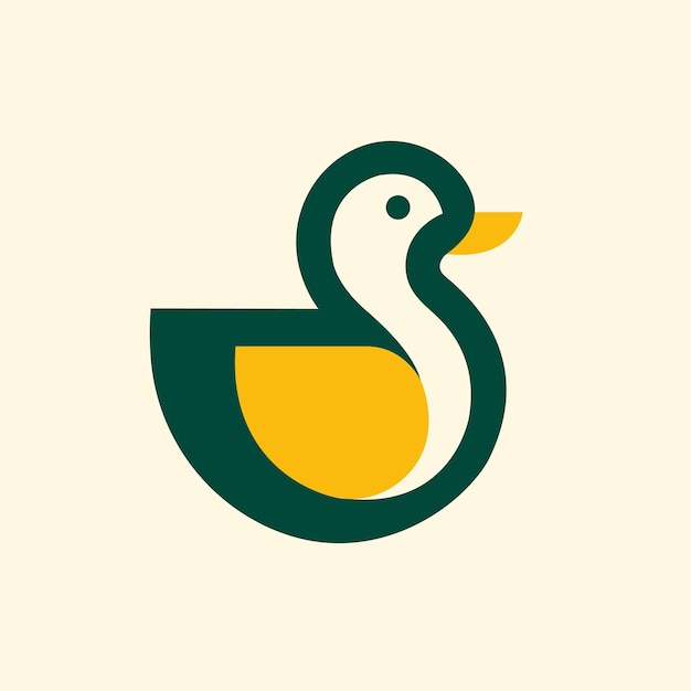 Vector duck vector illustration