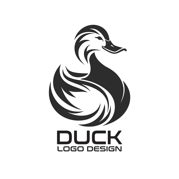 Дизайн логотипа Duck Vector