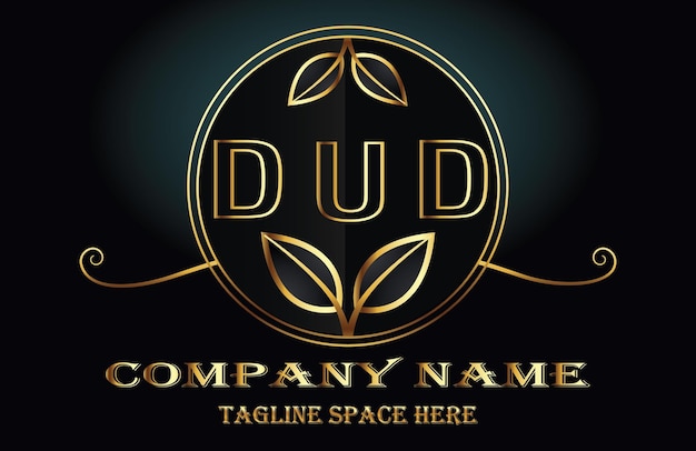 Vector dud letter logo