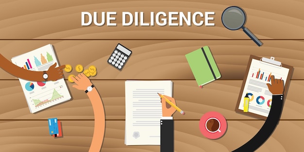 Due diligence business graph data analysis