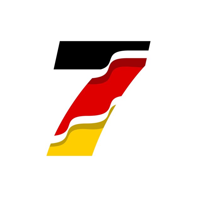 Duitse numerieke vlag 7