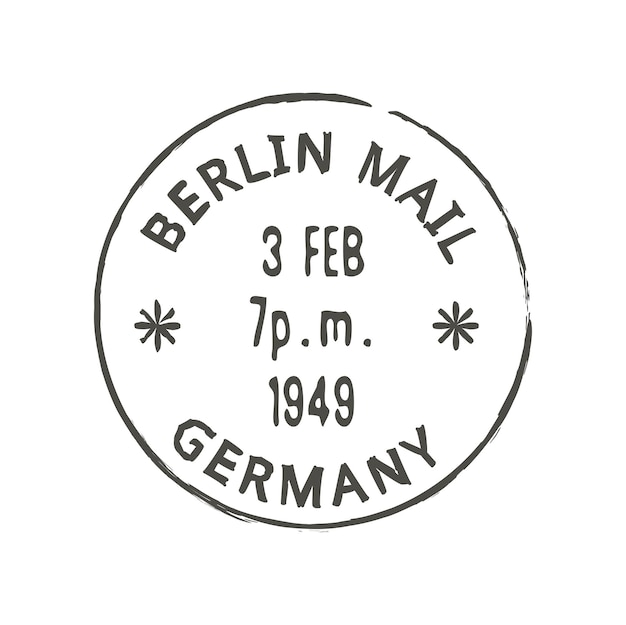 Duitsland Berlijn postzegel en vintage postzegel
