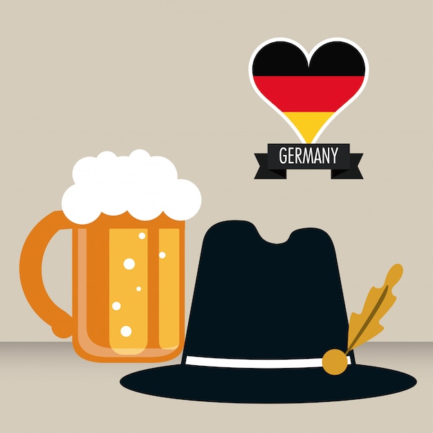 Duitsland. Cultuur icoon. illustratie