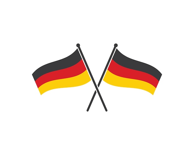 Duitsland vlag vector illustratie ontwerp