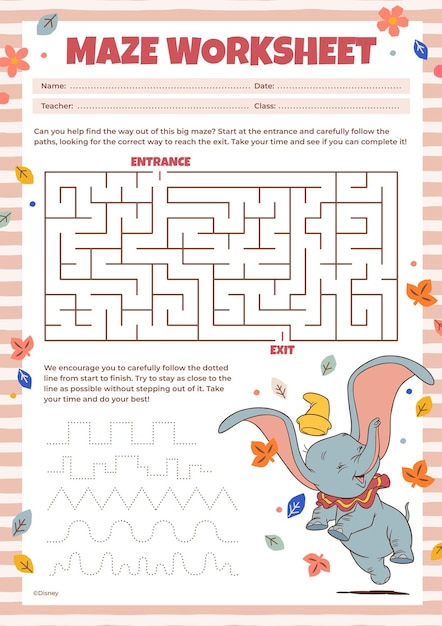 Dumbo Worksheet