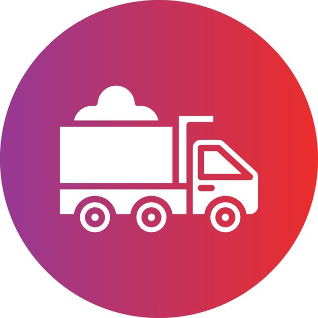 Dump Truck Icon Style