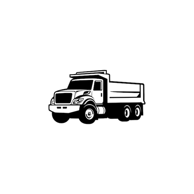 Dump truck vector