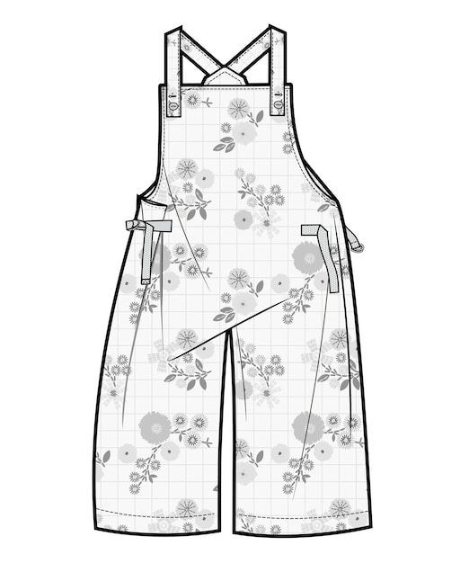 Vector dungarees 1