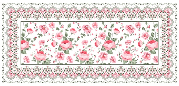 Dupatta-textielpatroon Desgin