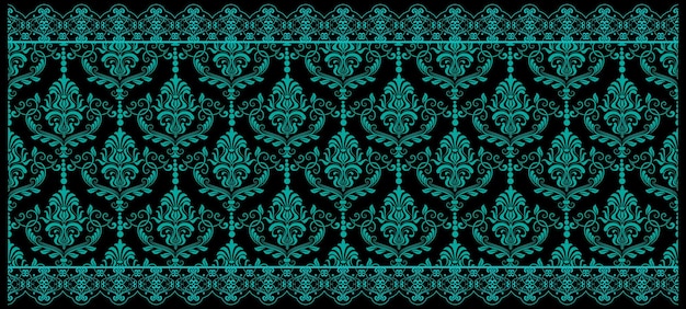 Vector dupatta textile pattern design