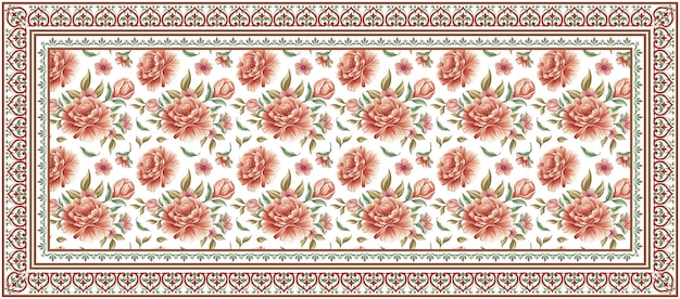 Dupatta Textile Pattern Design