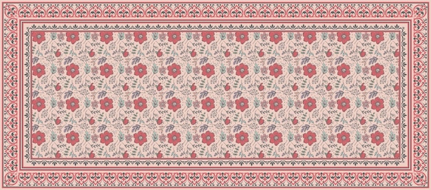 Dupatta Textile Pattern Design