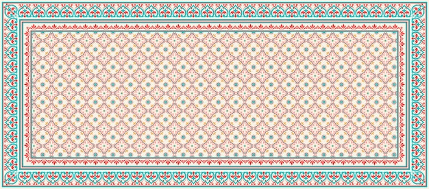 Dupatta Textile Pattern Design