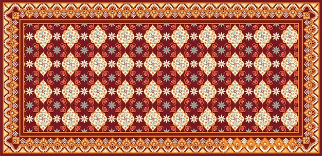 Dupatta Textile Pattern Design