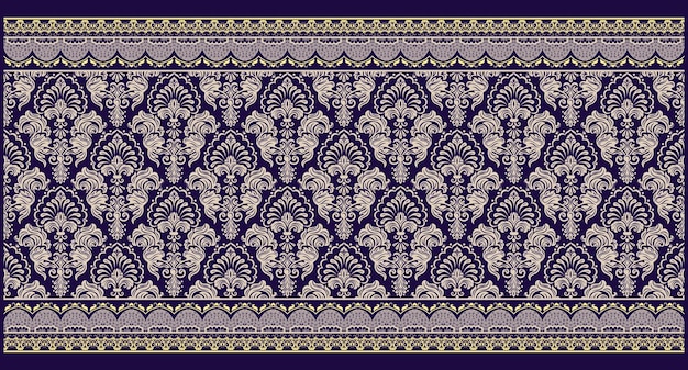 Dupatta Textile Pattern Design