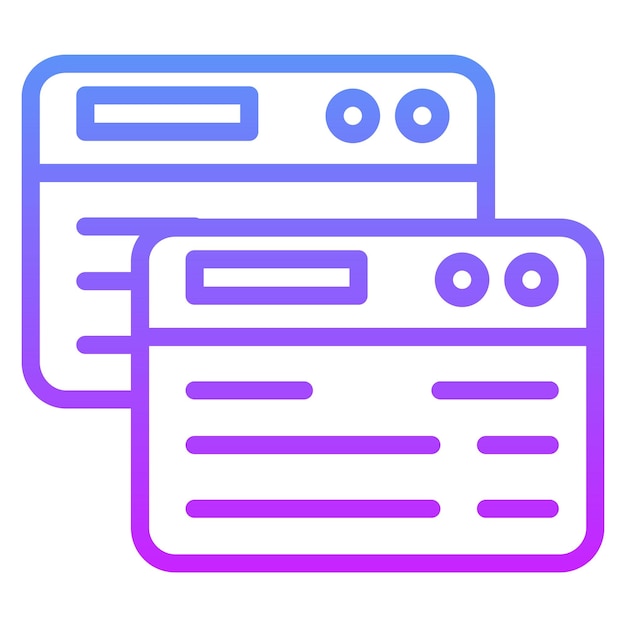 ブラウザ・ベクトル・アイコン (SEO アイコンセット)