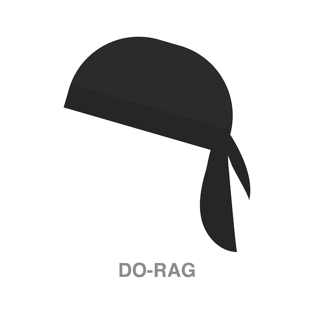 Durag illustration on transparent background